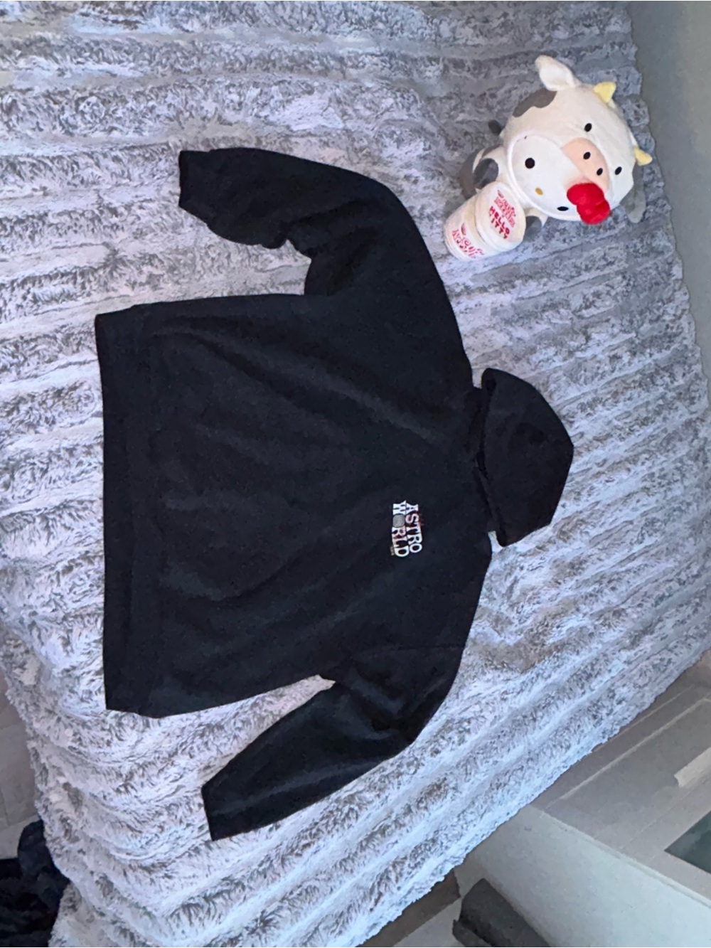 Travis Scott Astroworld Leg 2 Tour hoodie From Vancouver Black Pullover Hoodie